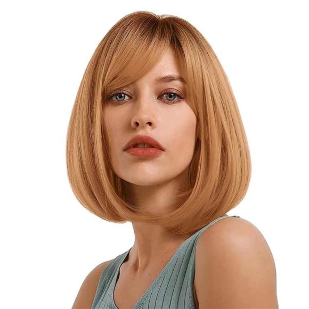 Bob Wigs for Women with Bangs Halloween Costume NWT